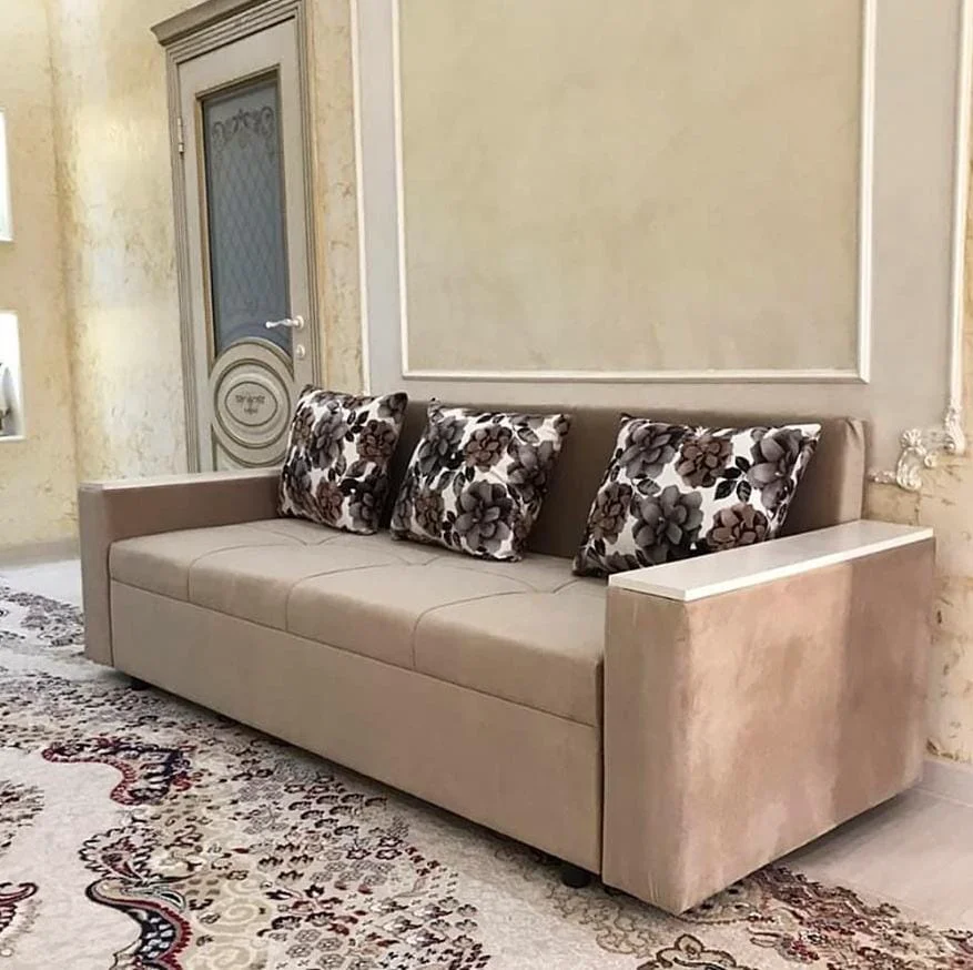 Диван MSQ Премиум 215x80 см коричневый купить,203300