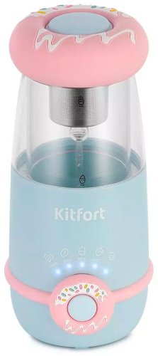 Вспениватель Kitfort КТ-7244 розовый, голубой