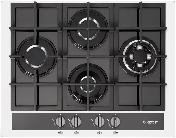 Газовая варочная поверхность Gefest ПВГ 2231-01 Р5 черно-белая
