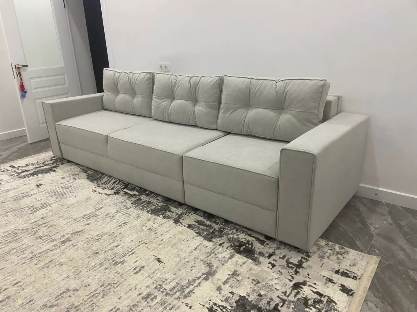 Диван Диваны Алмата Es 102 300x150 см серый купить,0
