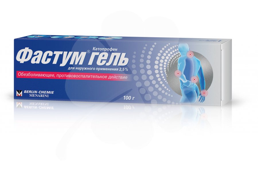 A. Menarini Manufacturing, Logistics and Services S.r.l. Фастум 100 г гель 