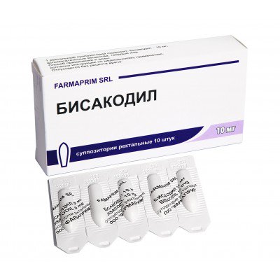 Farmaprim SRL Бисакодил 10мг 10шт суппозитории 