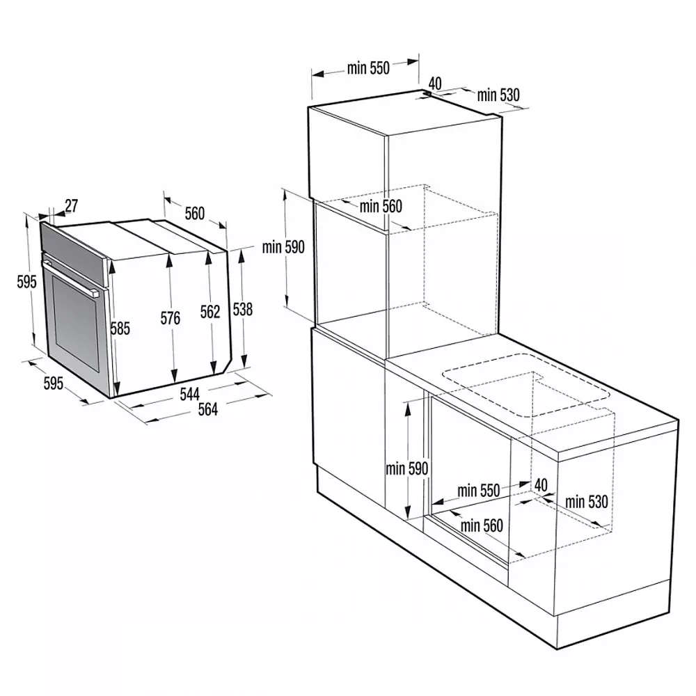 Духовой шкаф Gorenje BOS6747A05DG Black купить,349990