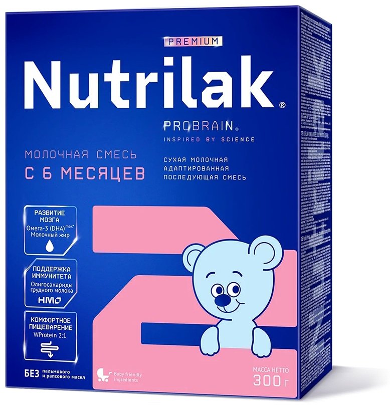 Nutrilak Premium 2 6 месяцев 300 г
