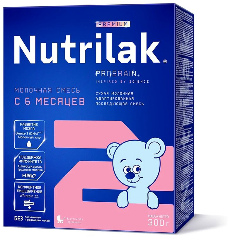 Nutrilak Premium 2 6 месяцев 300 г