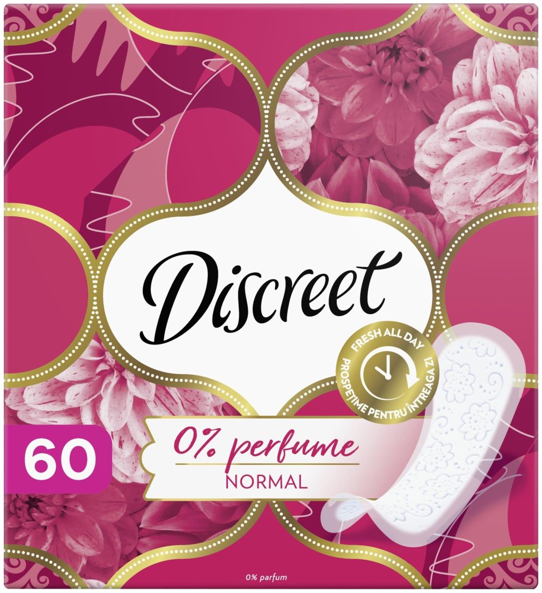 Discreet прокладки ежедневные 0 perfume normal 60 шт купить,NaN