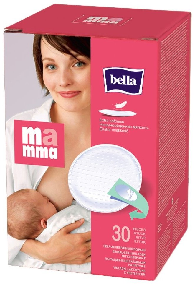 Bella Mamma лактационные на липучке одноразовые 30 шт купить,NaN