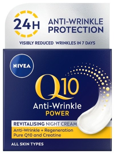 NIVEA крем Q10 Power Revitalising Night для лица 50 мл купить,NaN