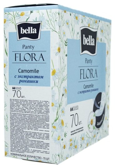 Bella прокладки ежедневные Panty Flora Camomile 70 шт купить,NaN
