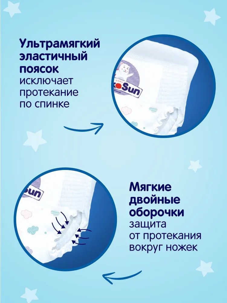 Подгузники-трусики Yokosun XL, 16 шт купить,NaN