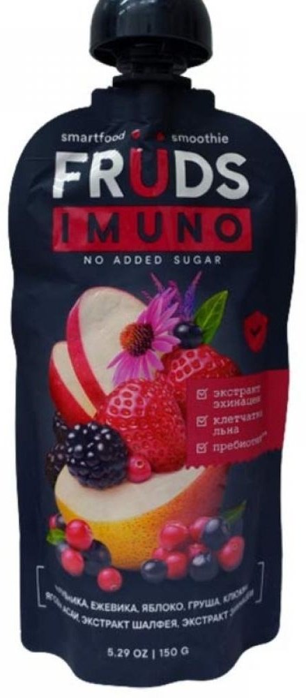 Детское пюре Fruit черника, ежевика, груша, клюква 150 г, с 10 месяцев купить,NaN