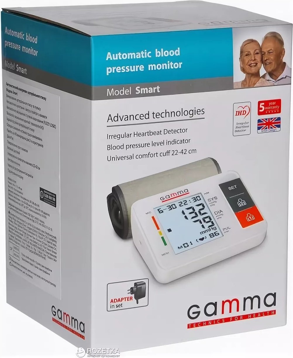 Тонометр Gamma Smart автоматический на плечо