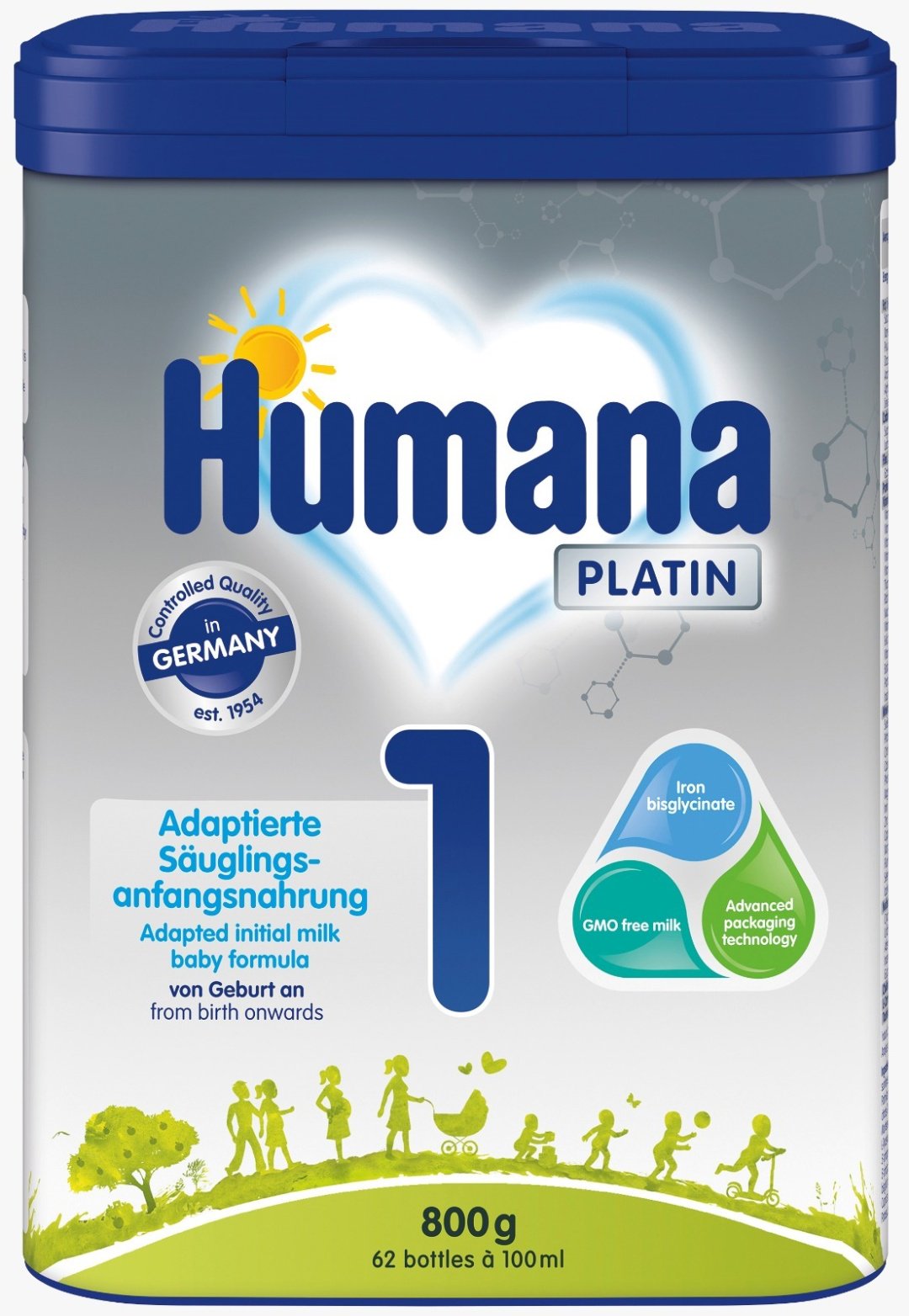 Humana Platin 1 с рождения 800 г купить,NaN