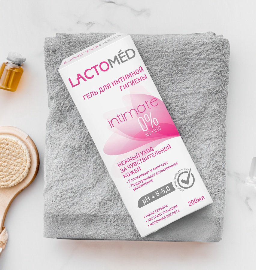 Lactomed Intimate Нежный Уход гель для интимной гигиены 200 мл купить,NaN