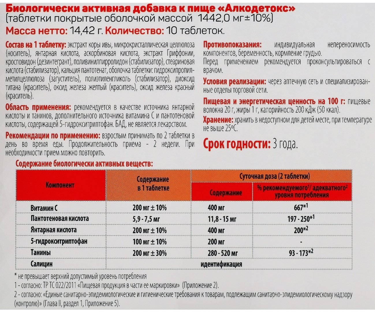 Квадрат-С Алкодетокс таблетки 10 шт купить,NaN