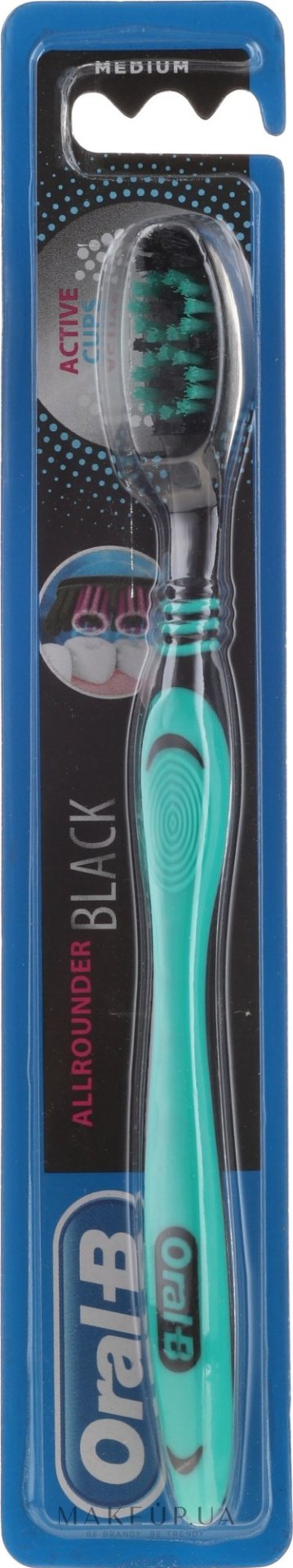 Oral-B Всесторонняя чистка Black зубная щетка средняя 1 шт купить,NaN