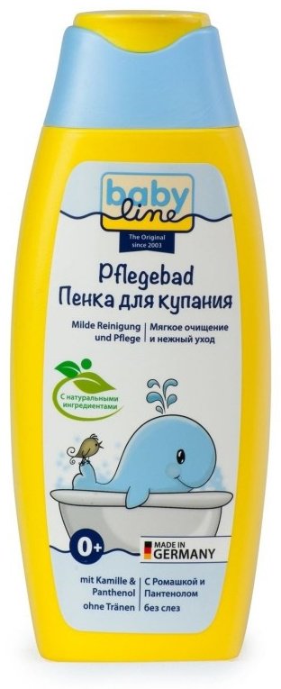 Пенка для купания ромашка и пантенол 250 мл Baby line