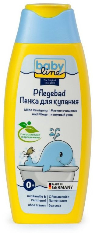 Пенка для купания ромашка и пантенол 250 мл Baby line