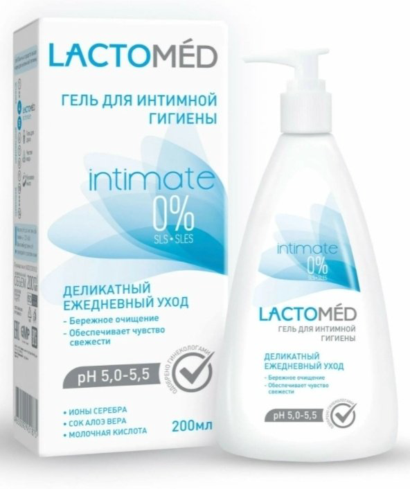 Lactomed Деликатный ежедневный уход гель для интимной гигиены 200 мл купить,NaN