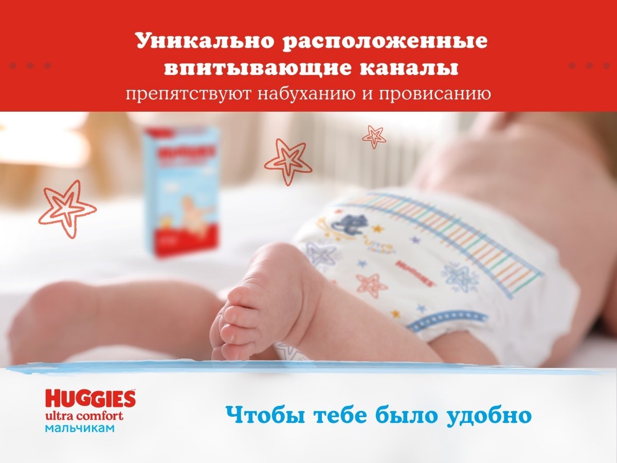 Подгузники Huggies Ultra Comfort 5, 15 шт