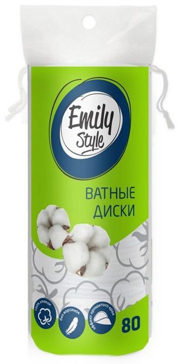 Emily Style ватные диски N 80 шт купить,NaN