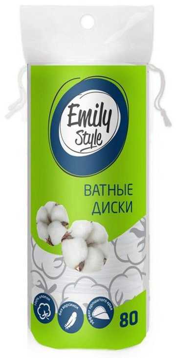 Emily Style ватные диски N 80 шт купить,NaN