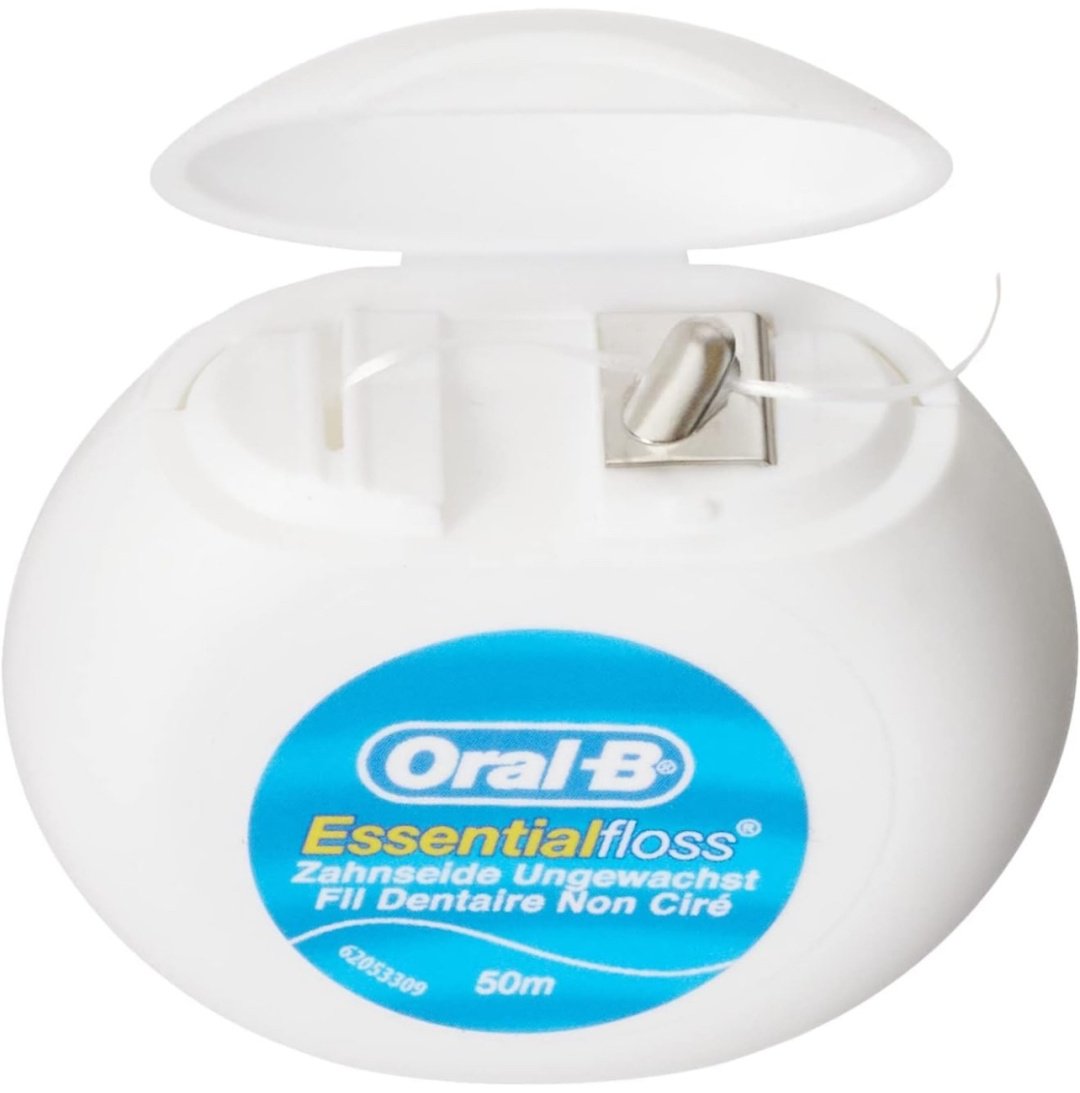 Зубная нить Oral-B Essential Floss ленточная 50 м купить,NaN
