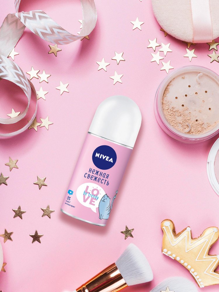 NIVEA Нежная свежесть Love Be Trendy антиперспирант для женщин 50 мл купить,NaN