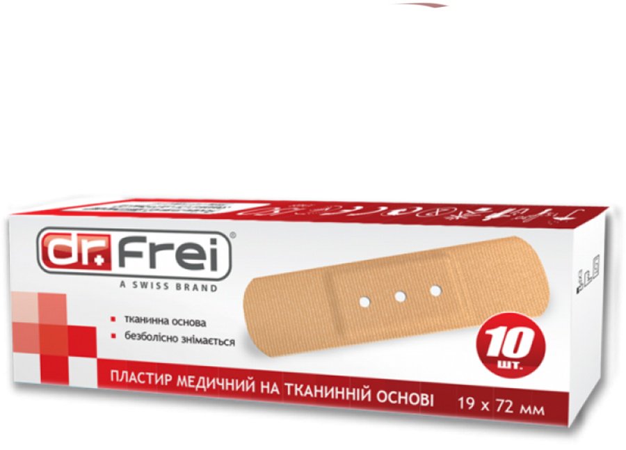 Пластырь Медицинский на тканой основе 19*72 мм 10 шт не стерильно