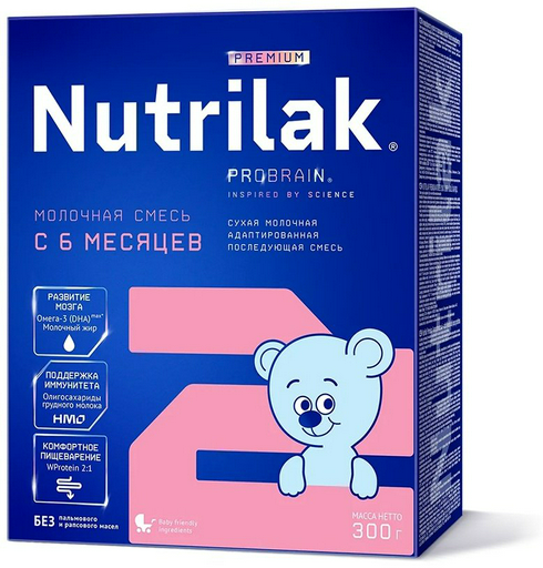 Nutrilak Premium 2 6 месяцев 300 г
