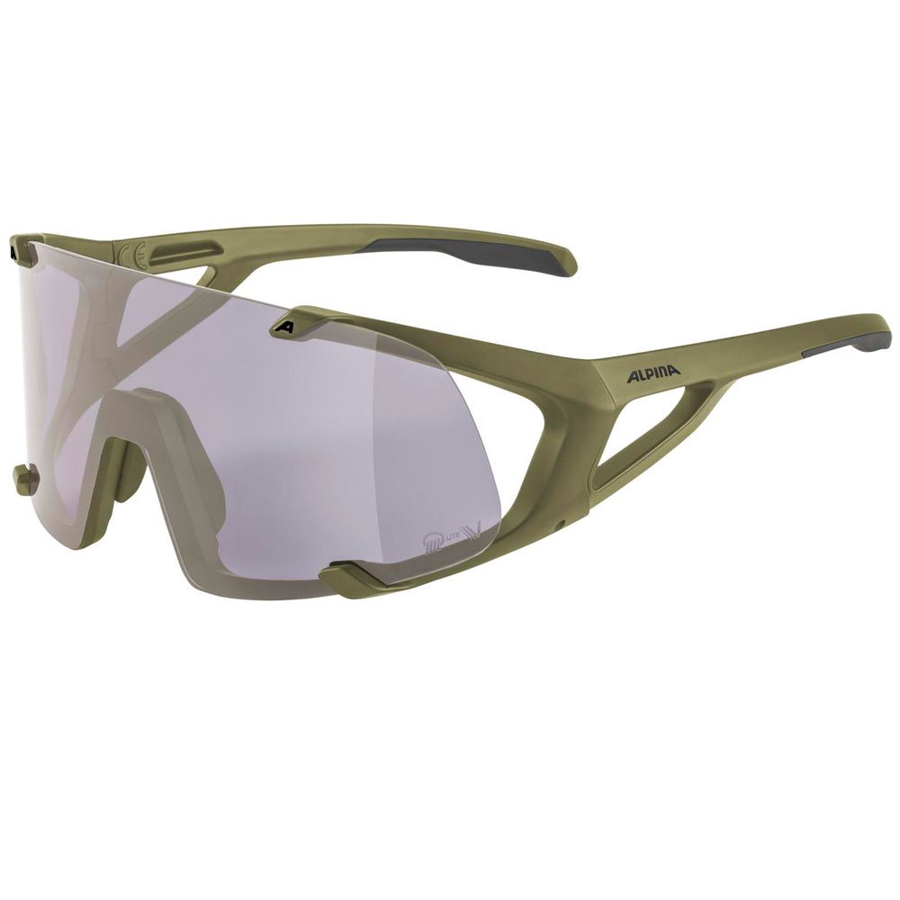 Солнцезащитные очки Alpina Hawkeye Q-Lite V Cat.1-3 A 8690171 зеленые купить,NaN