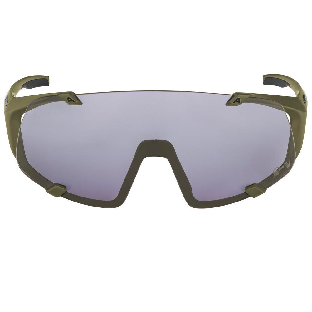 Солнцезащитные очки Alpina Hawkeye Q-Lite V Cat.1-3 A 8690171 зеленые купить,NaN