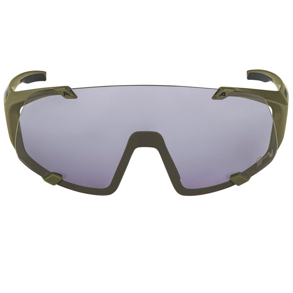 Солнцезащитные очки Alpina Hawkeye Q-Lite V Cat.1-3 A 8690171 зеленые купить,NaN