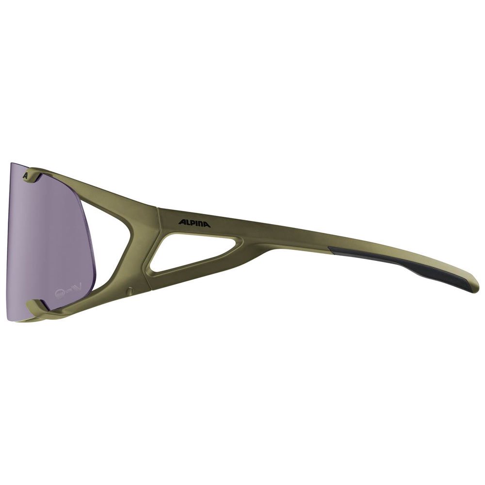 Солнцезащитные очки Alpina Hawkeye Q-Lite V Cat.1-3 A 8690171 зеленые купить,NaN