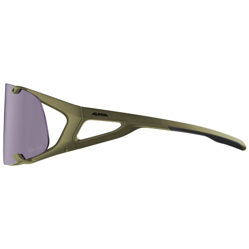Солнцезащитные очки Alpina Hawkeye Q-Lite V Cat.1-3 A 8690171 зеленые купить,NaN
