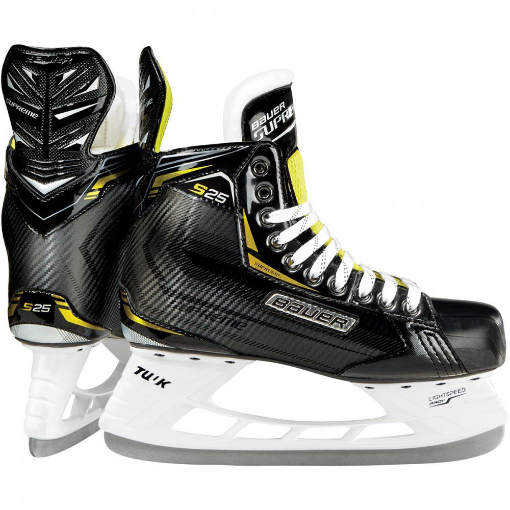 Коньки хоккейные Bauer Supreme S25 - Sr 6. 40,5 R черные купить,NaN