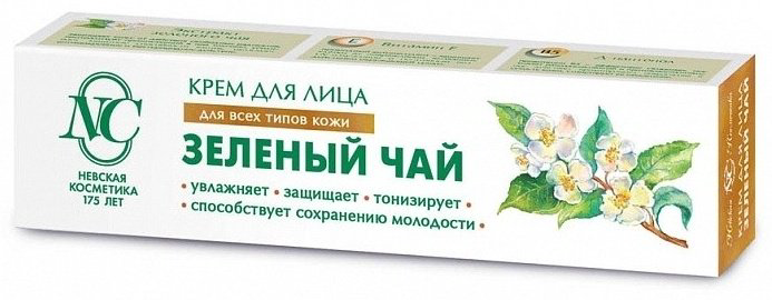 Невская косметика крем Зеленый Чай для лица 40 мл купить,NaN
