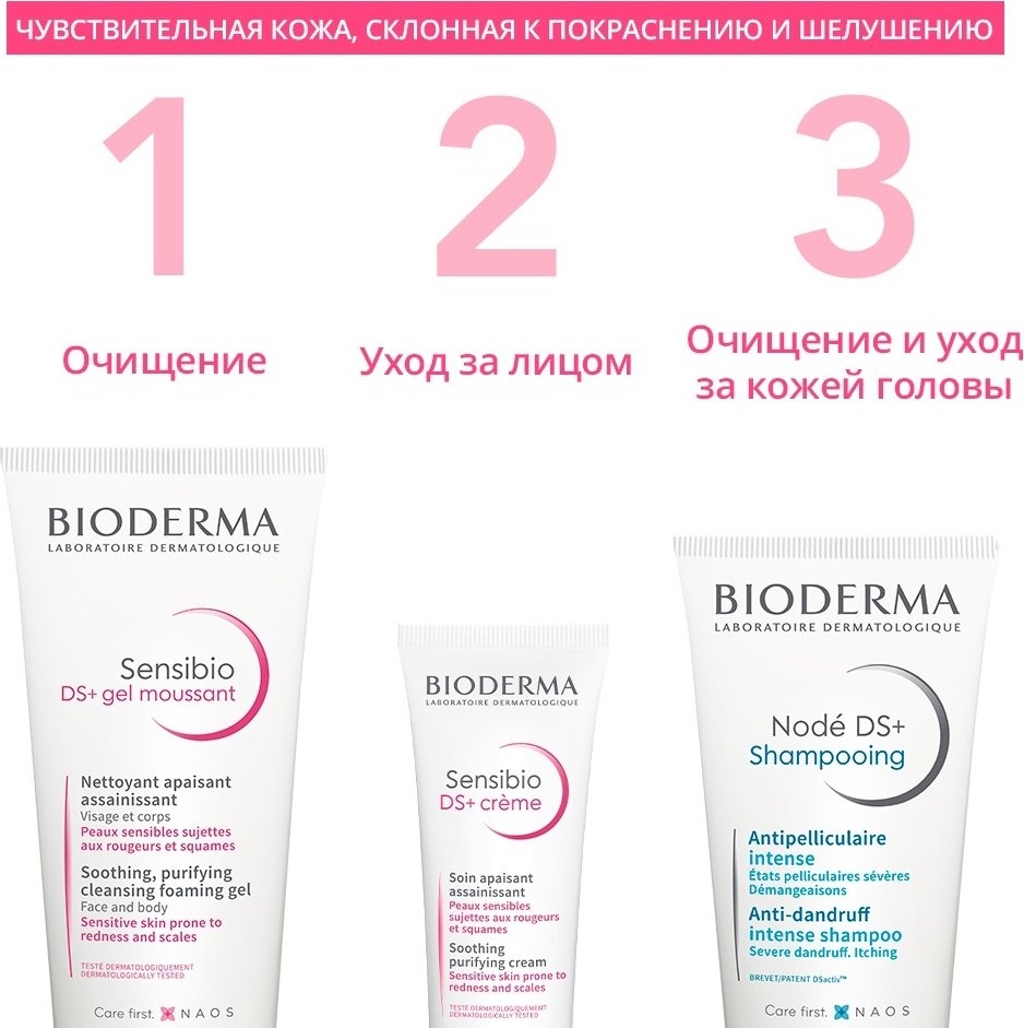 Bioderma Sensibio DS+ Cream Крем против себорейного дерматита 40 мл - ForteMarket Bioderma Sensibio DS+ Cream Крем против себорейного дерматита 40 мл купить,NaN