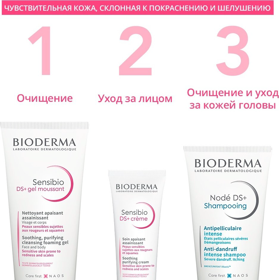 Bioderma Sensibio DS+ Cream Крем против себорейного дерматита 40 мл - ForteMarket Bioderma Sensibio DS+ Cream Крем против себорейного дерматита 40 мл купить,NaN