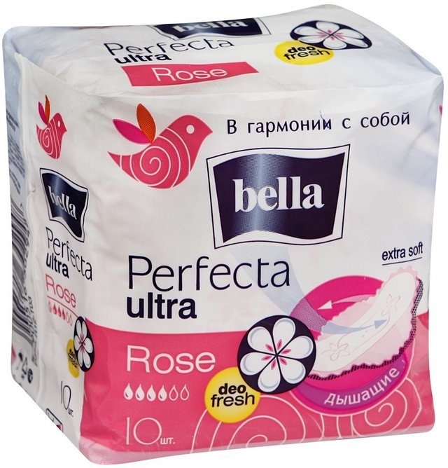 Bella прокладки Perfecta Ultra Rose Deo Fresh Extra 10 шт