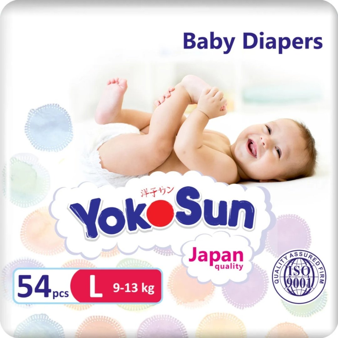 Подгузники Yokosun Comfort+ L, 54 шт