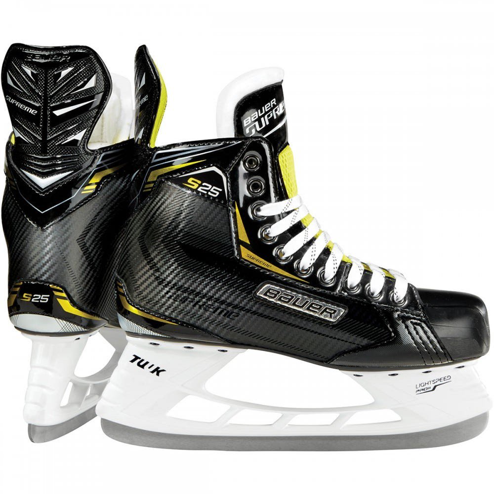  Коньки хоккейные Bauer Supreme S25 - Sr 9. 44,5 R черные  купить,NaN