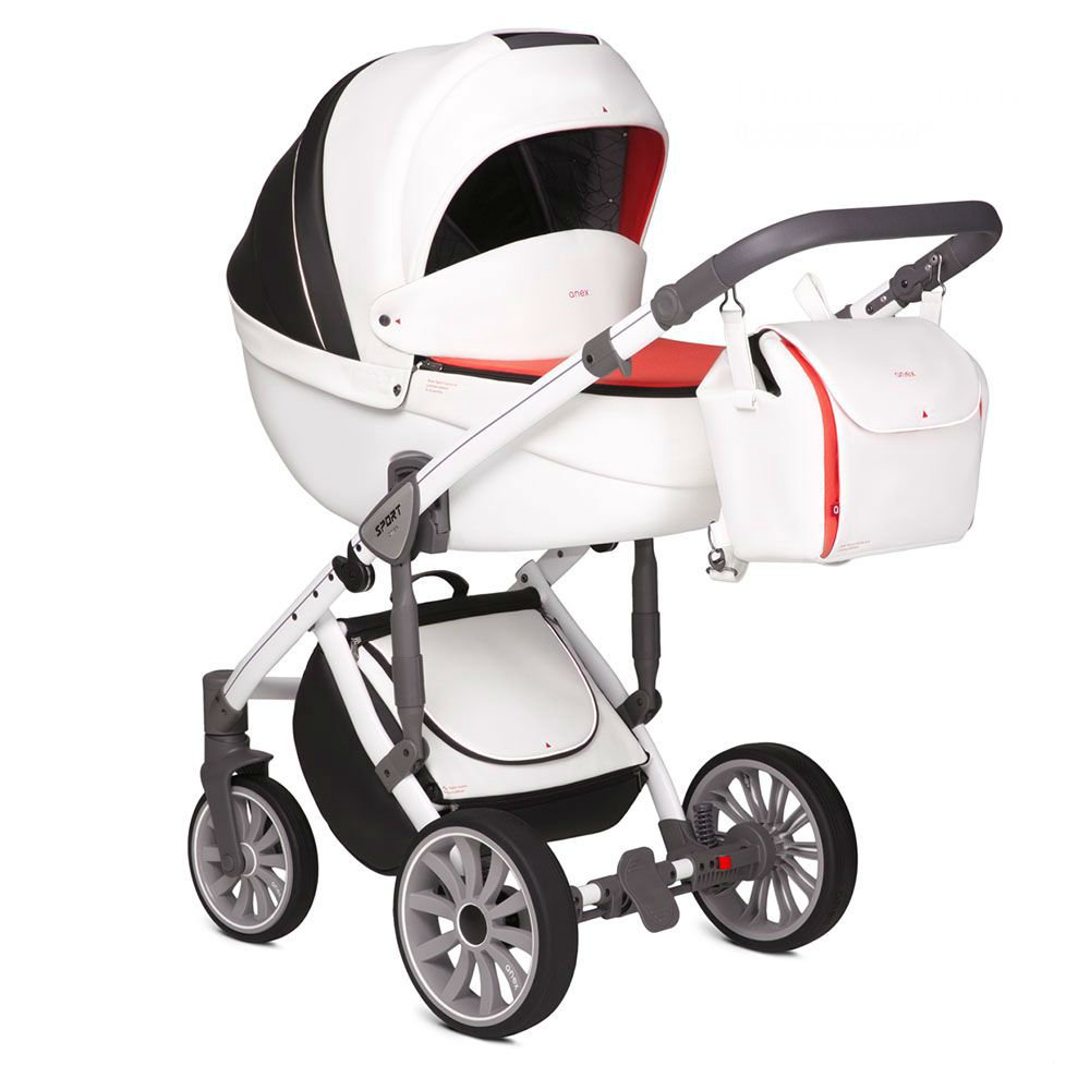 Коляска Anex Sport Q1-SE05 2в1 White Form белая купить,NaN