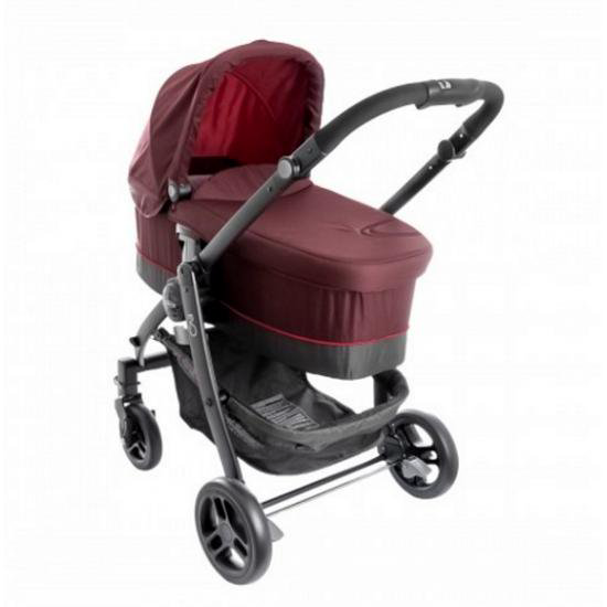 Коляска 3в1 Graco Evo Trio Bitter Chocolate Fiery Red  купить,NaN