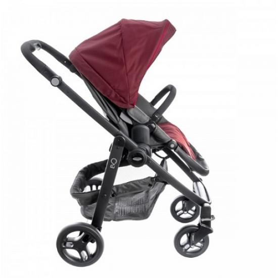 Коляска 3в1 Graco Evo Trio Bitter Chocolate Fiery Red - ForteMarket Коляска 3в1 Graco Evo Trio Bitter Chocolate Fiery Red купить,0