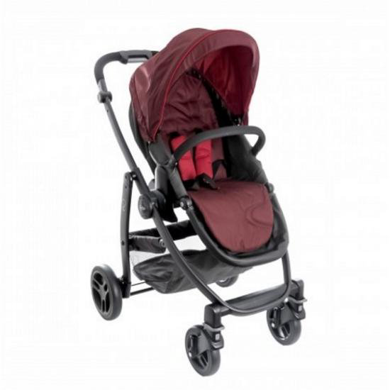 Коляска 3в1 Graco Evo Trio Bitter Chocolate Fiery Red  купить,NaN
