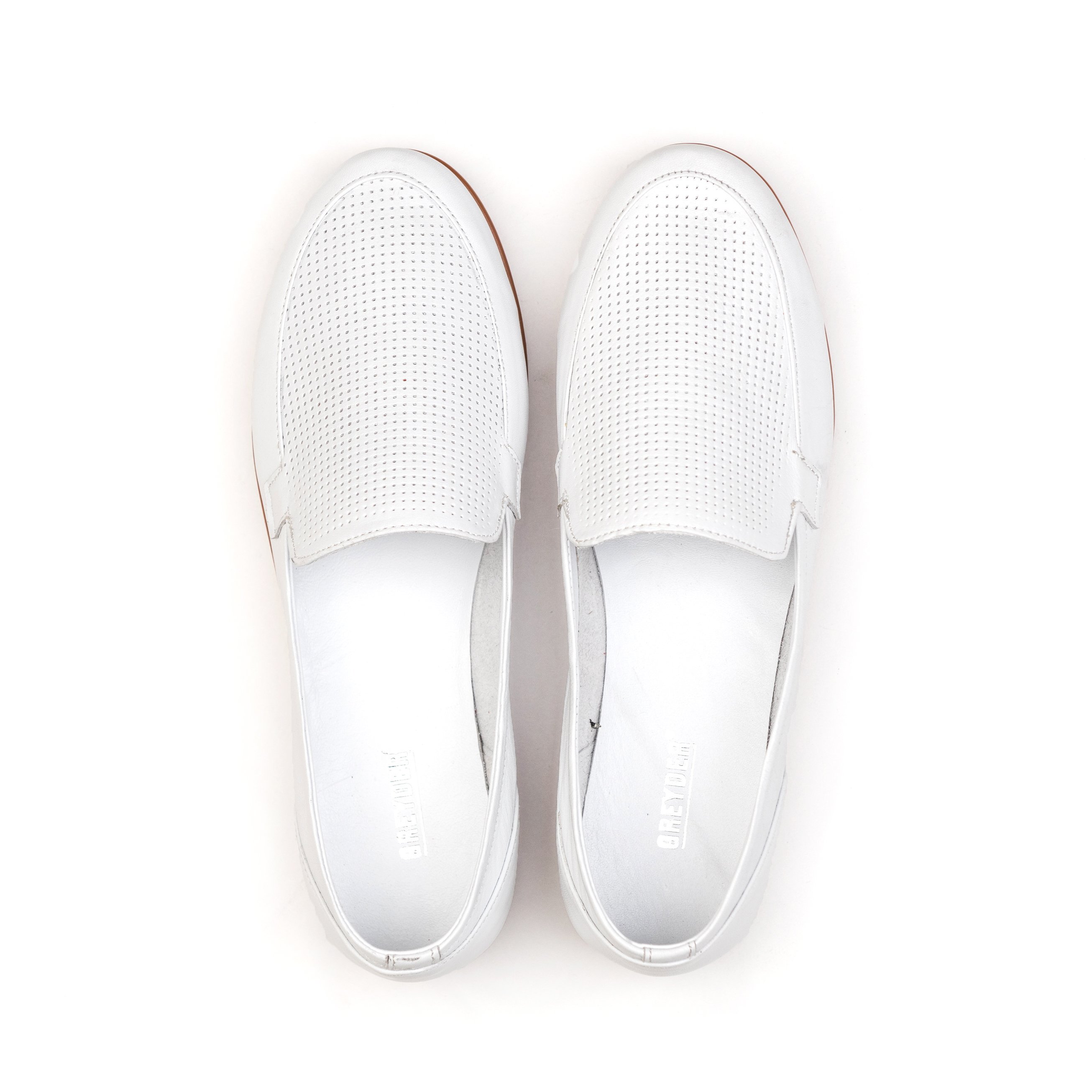 Слипоны Greyder 57354BEYAZ white 37 купить,NaN
