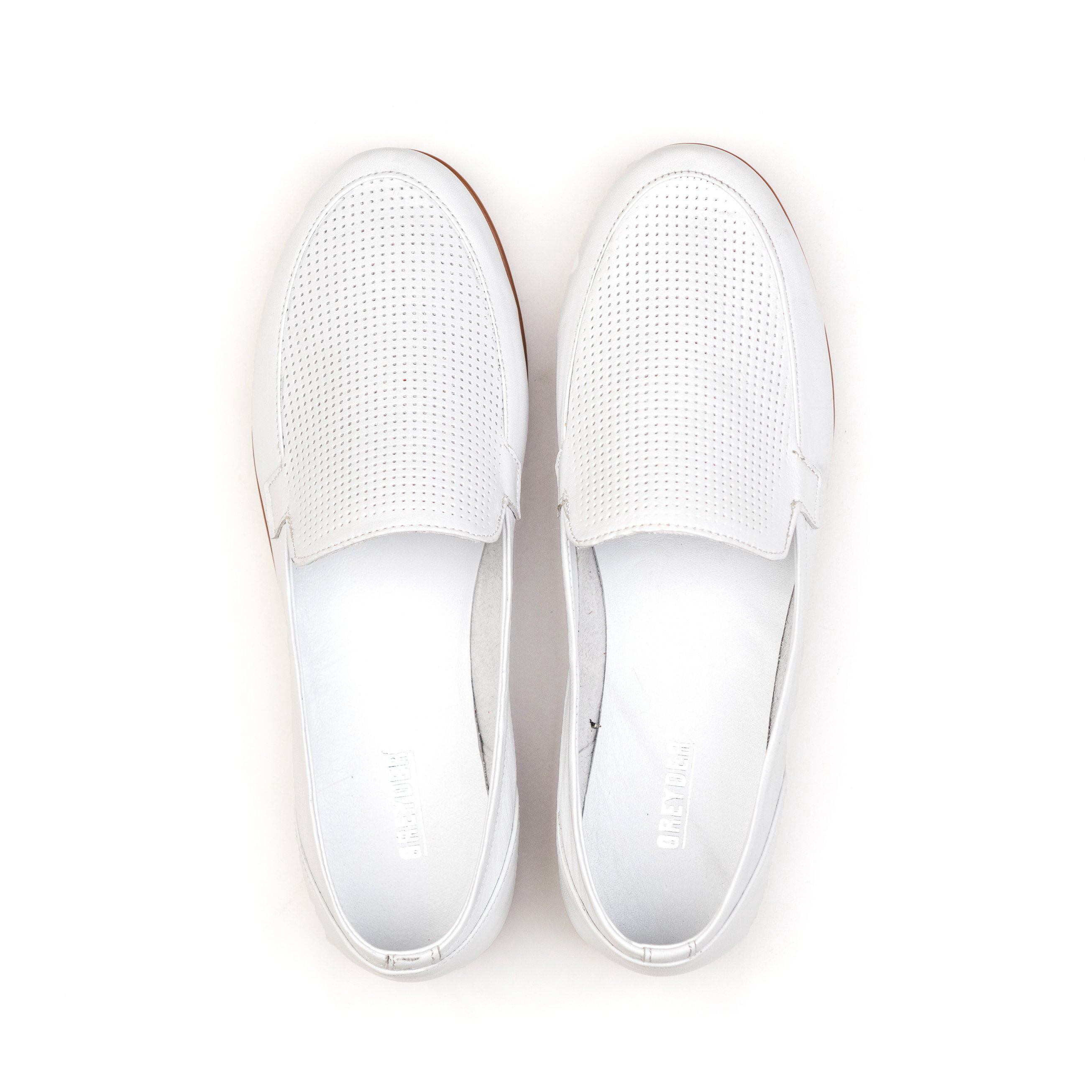 Слипоны Greyder 57354BEYAZ white 37 купить,NaN