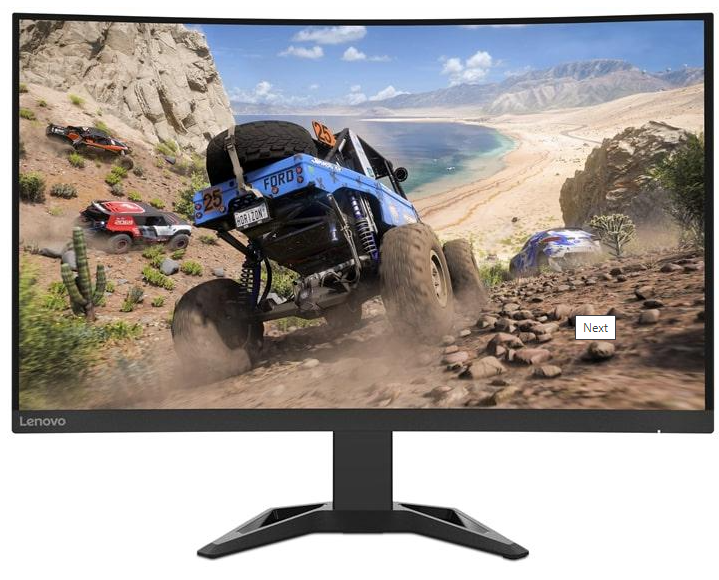 Монитор Lenovo G32qc-30 66F2GAC1EU 31.5" черный