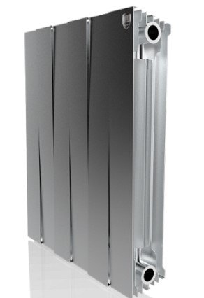 Радиатор биметаллический Royal Thermo PianoForte 100/500 Silver Satin 6 секций